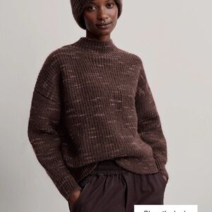 Varley Brown Albion Knit Sweater